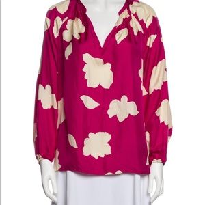 Theory silk blouse - new never worn